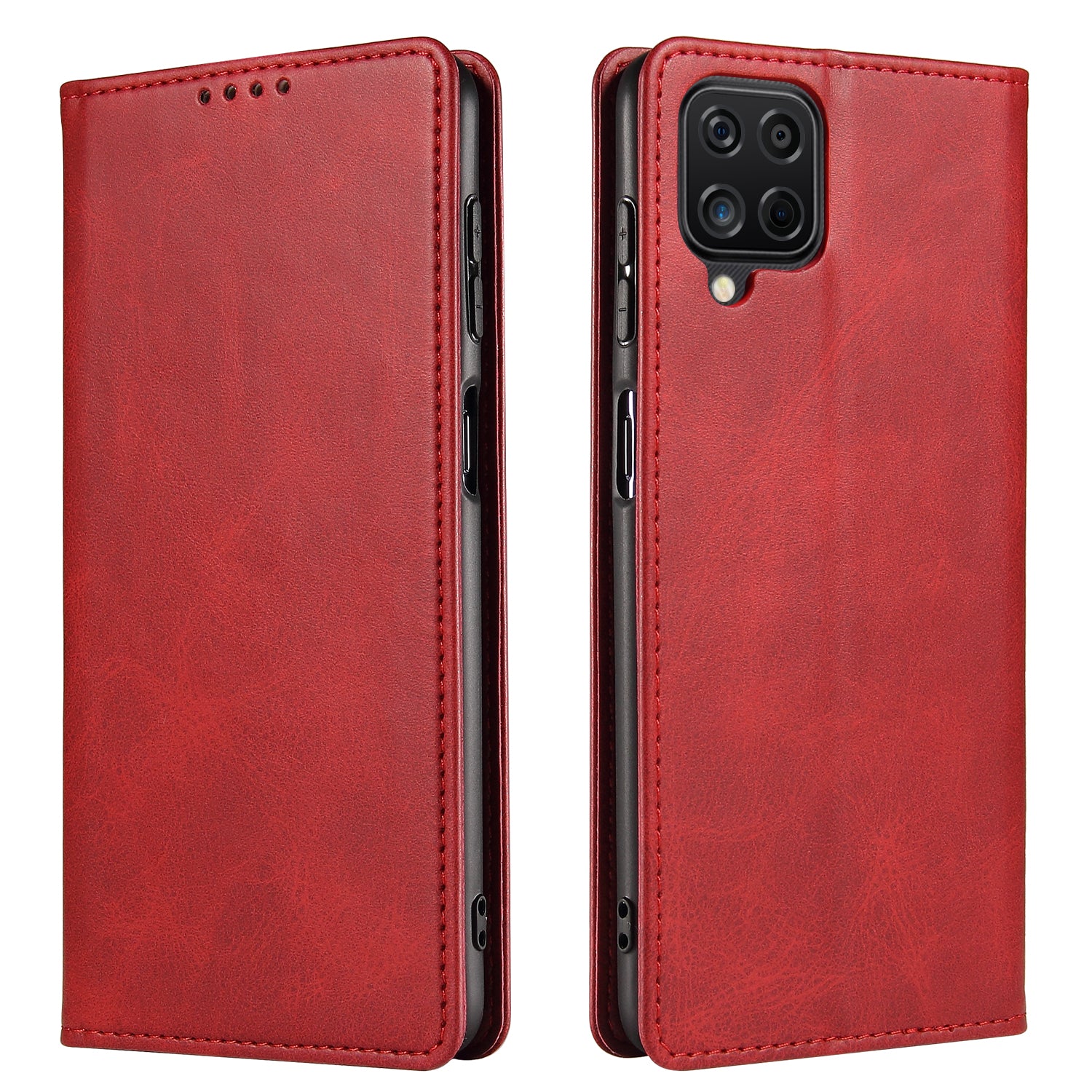 Protective Phone Case For Samsung Galaxy A22 4G (EU Version) Leather Calf Texture Phone Cover Wallet Stand Protective Phone Case For Samsung Galaxy A22 4G (EU Version) Leather Calf Texture Phone Cover Wallet Stand